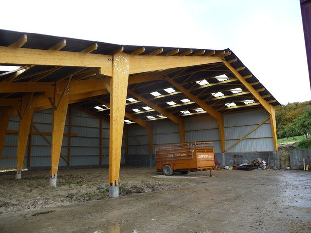 charpente bois agricole